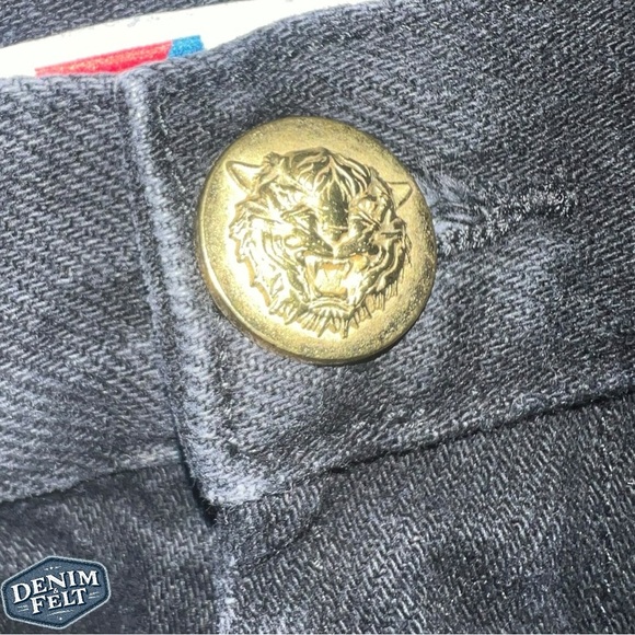 Aviator Nation Women’s Black HI RISE SKATER CUTOFF RAINBOW BACK POCKET SHORTS🌈 - Picture 7 of 12